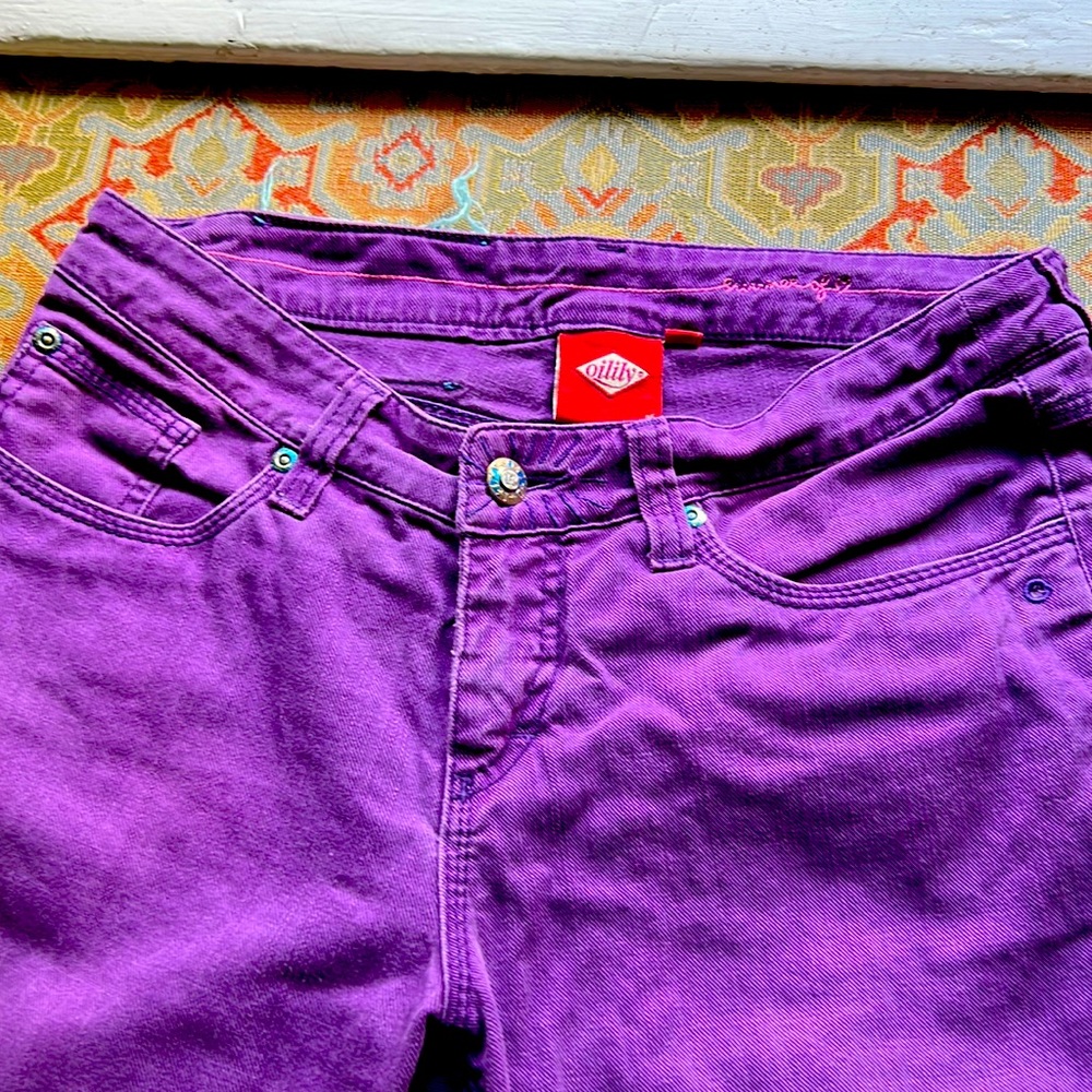 Vintage Oilily purple jeans
